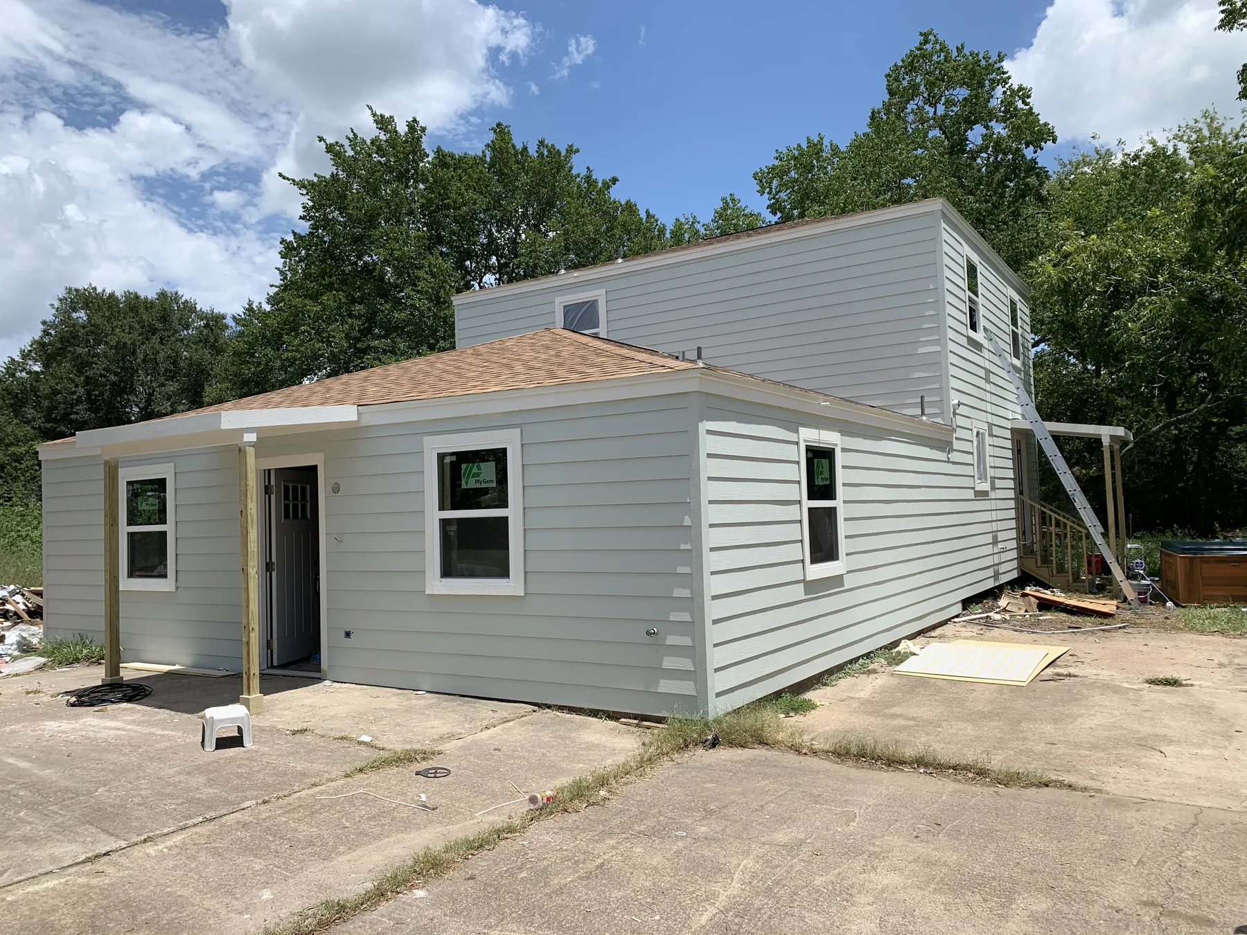 Neighborly Construction Services completed exterior work