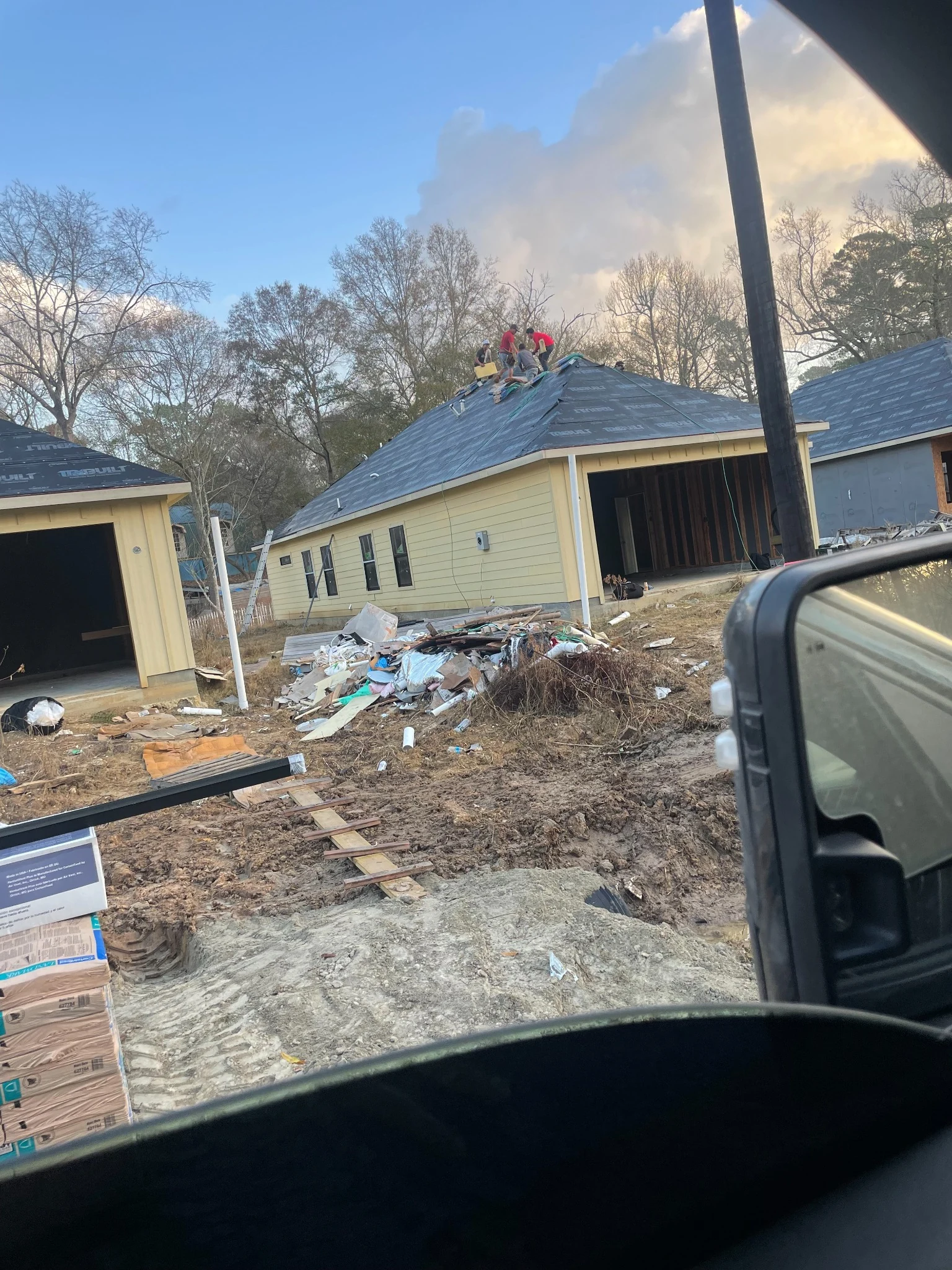 Residential roofing construction