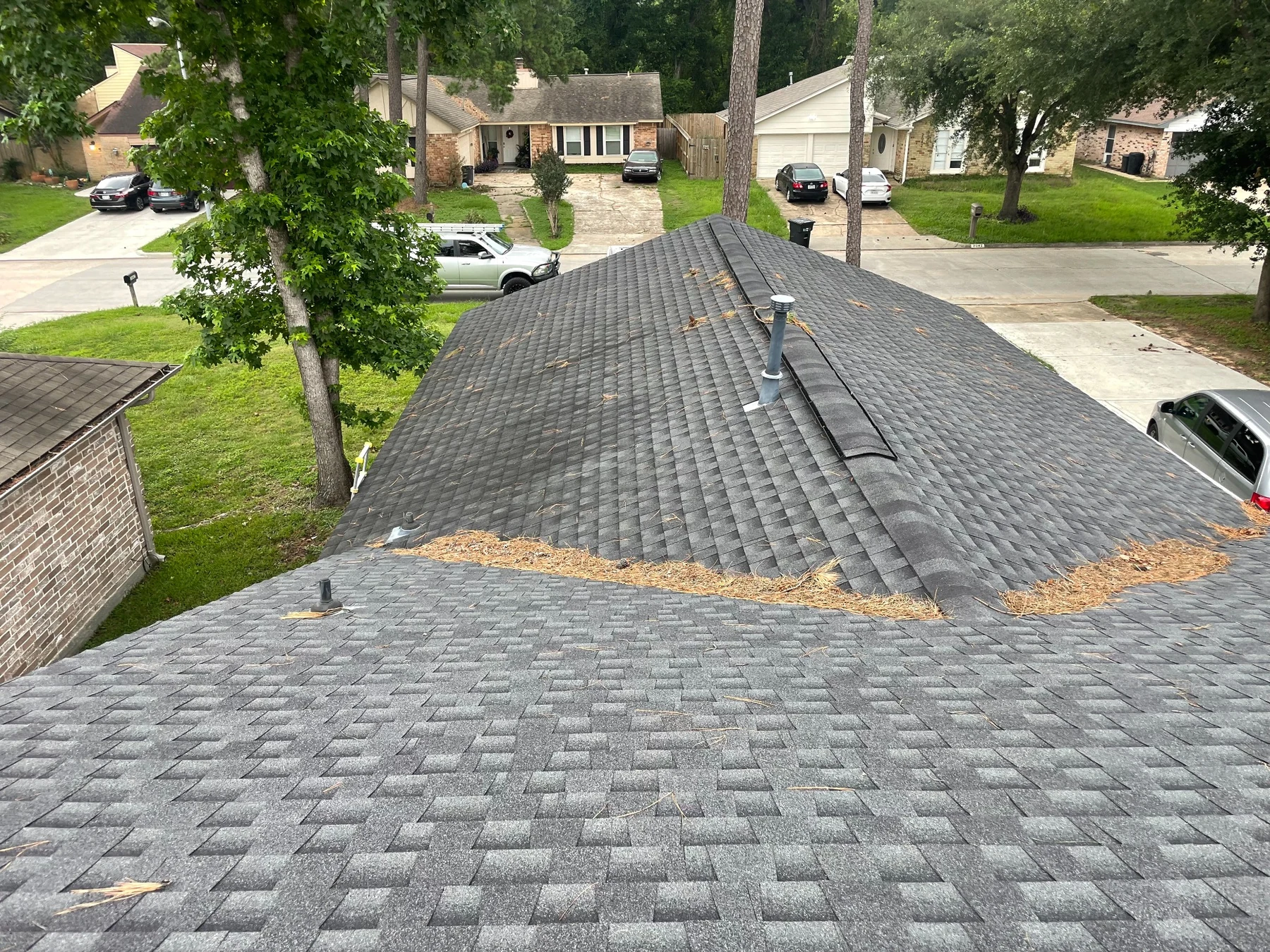Residential roofing construction